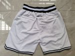 NBA Brooklyn Nets Just don shorts Blanc